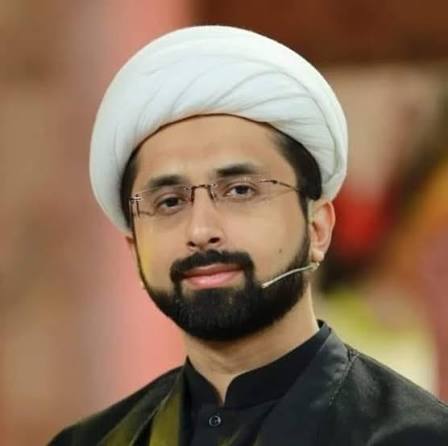 Maulana Taqi Mehdavi during a television transmission