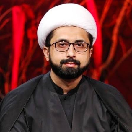 Maulana Taqi Mehdavi during a Muharram television transmission